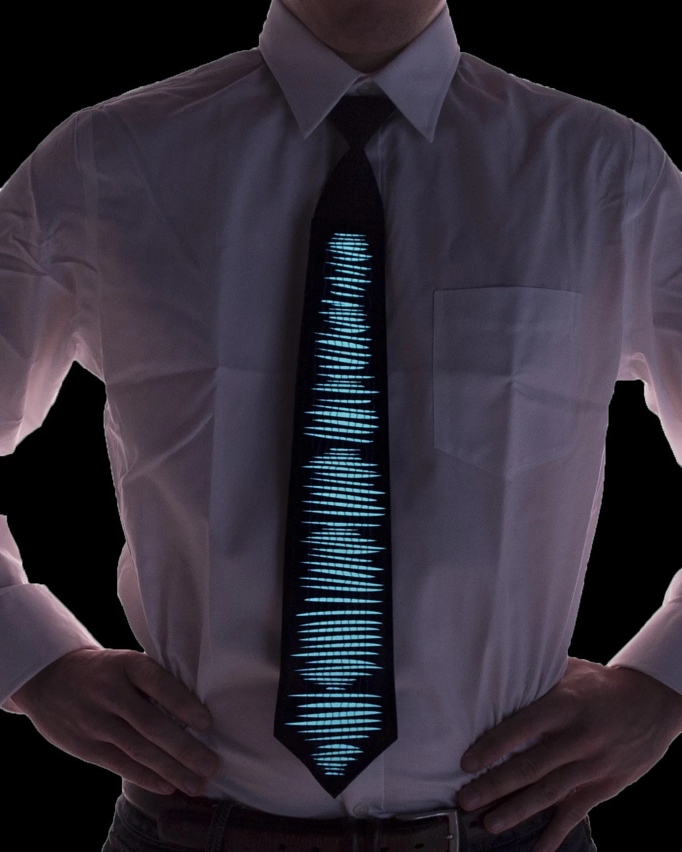Equalizer Sound Activated Light Up Tie