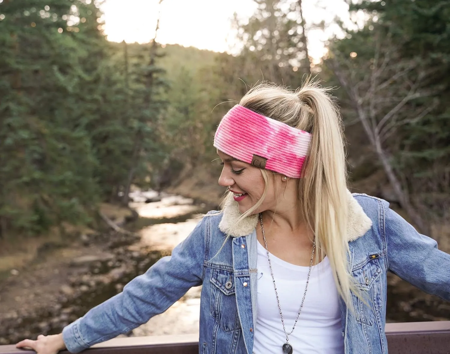 Funky Junque Women's Cozy Tie Dye Headband Ear Warmer - Stylish Winter Headwrap - Bright Hues, Neutral Tones, Value Packs
