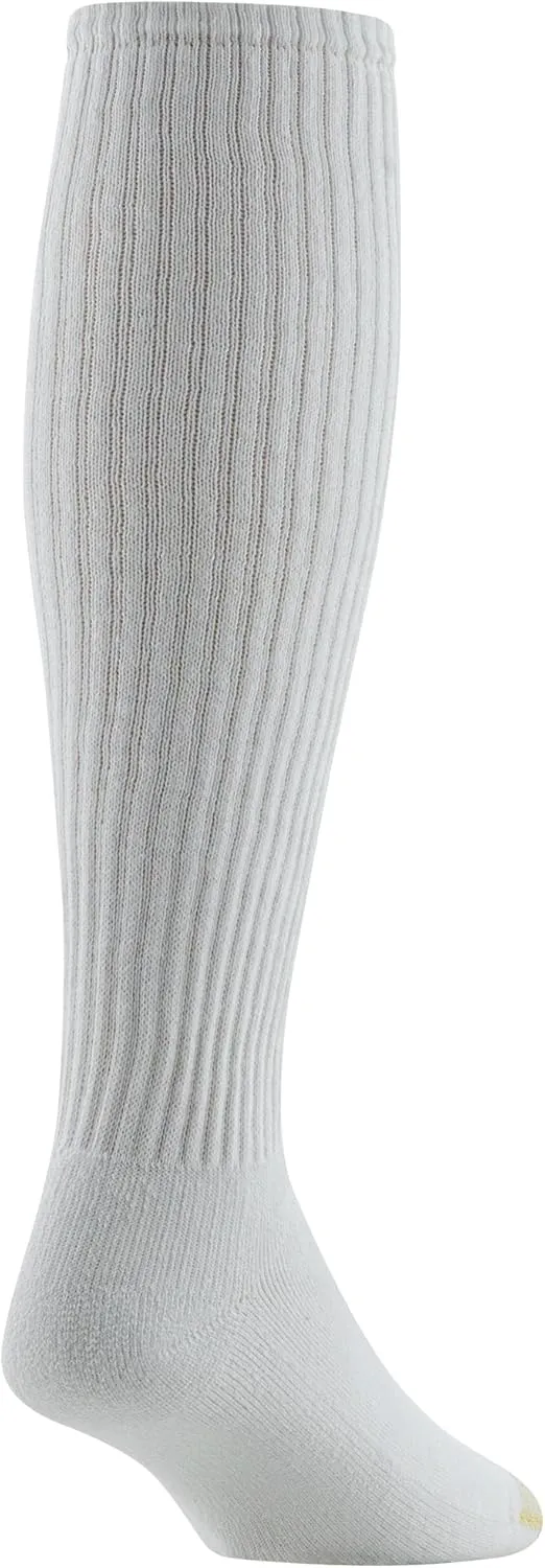 GOLDTOE Men's Ultra Tec Performance Over-The-Calf Athletic Socks, Multipairs