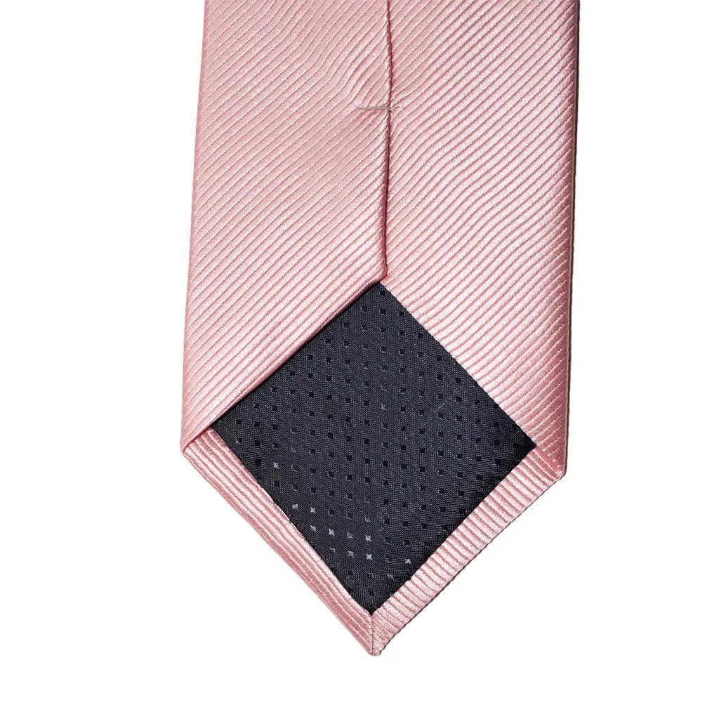 HENRY SARTORIAL Plain Silk Tie LIGHT PINK