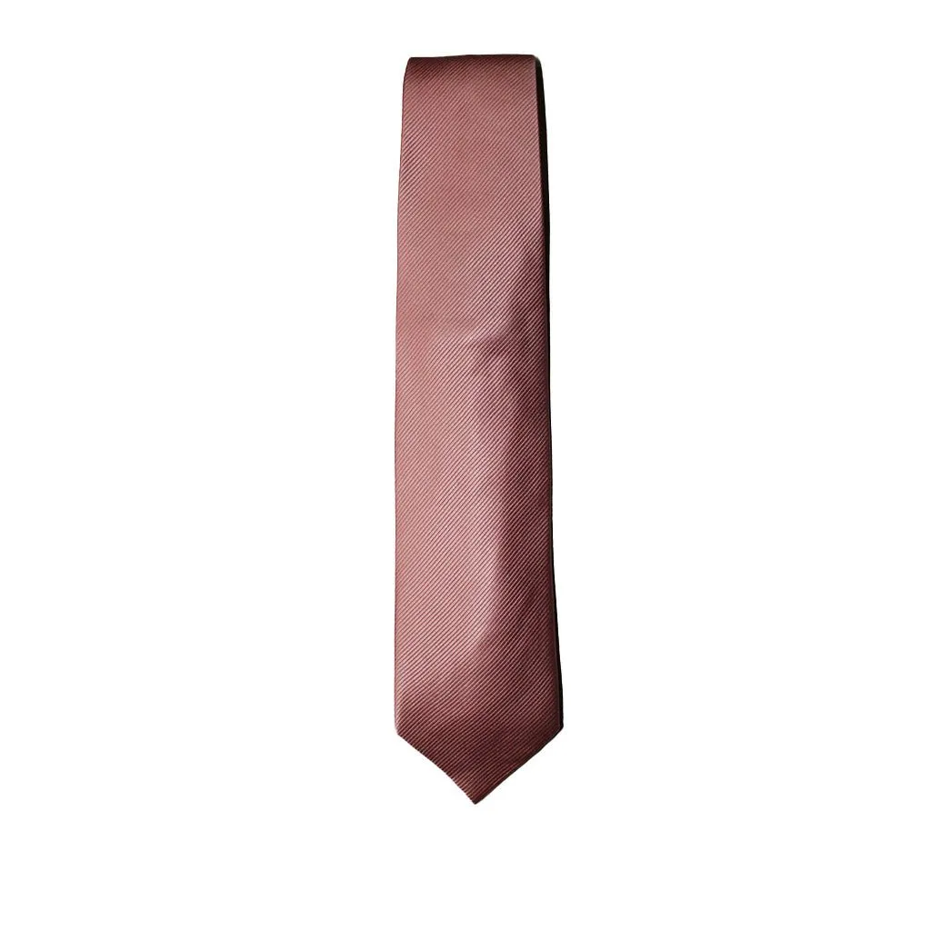 HENRY SARTORIAL Plain Silk Tie LIGHT PINK
