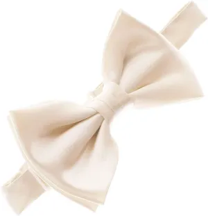 My Lello Classic Pre- Tied Satin Adjustable Bow Tie Solid Formal Tuxedo Style For Baby's, Children & Men