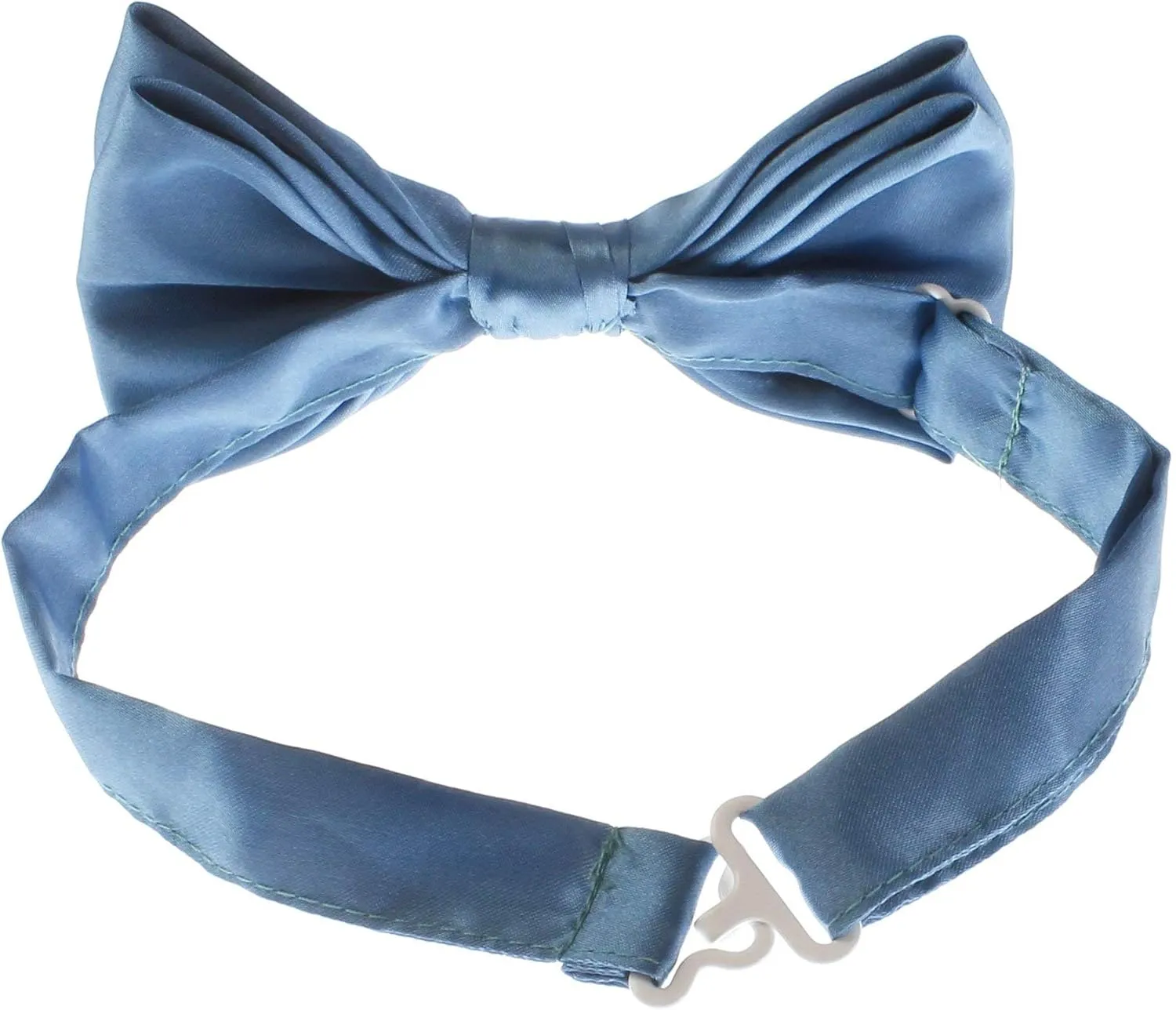 My Lello Classic Pre- Tied Satin Adjustable Bow Tie Solid Formal Tuxedo Style For Baby's, Children & Men