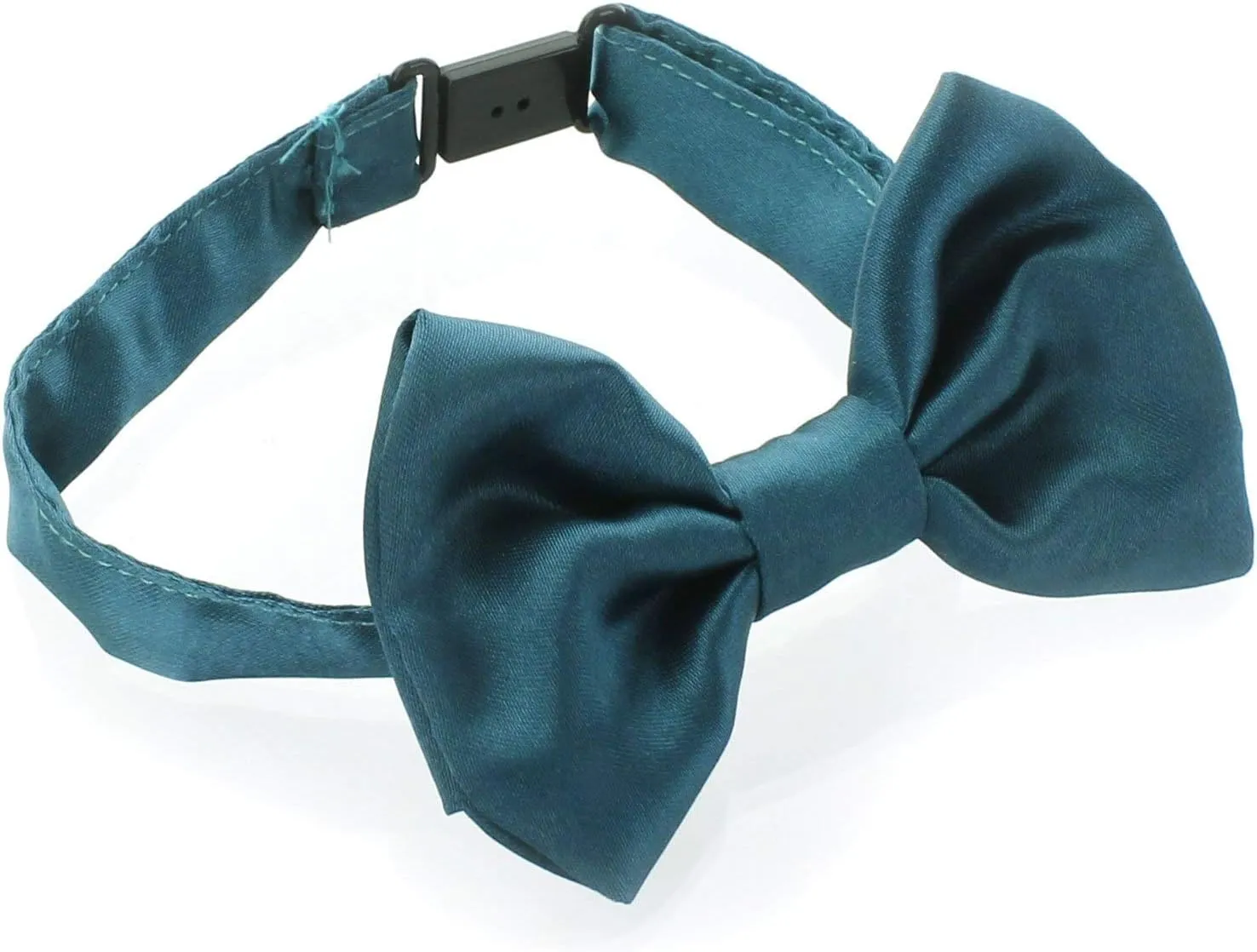 My Lello Classic Pre- Tied Satin Adjustable Bow Tie Solid Formal Tuxedo Style For Baby's, Children & Men