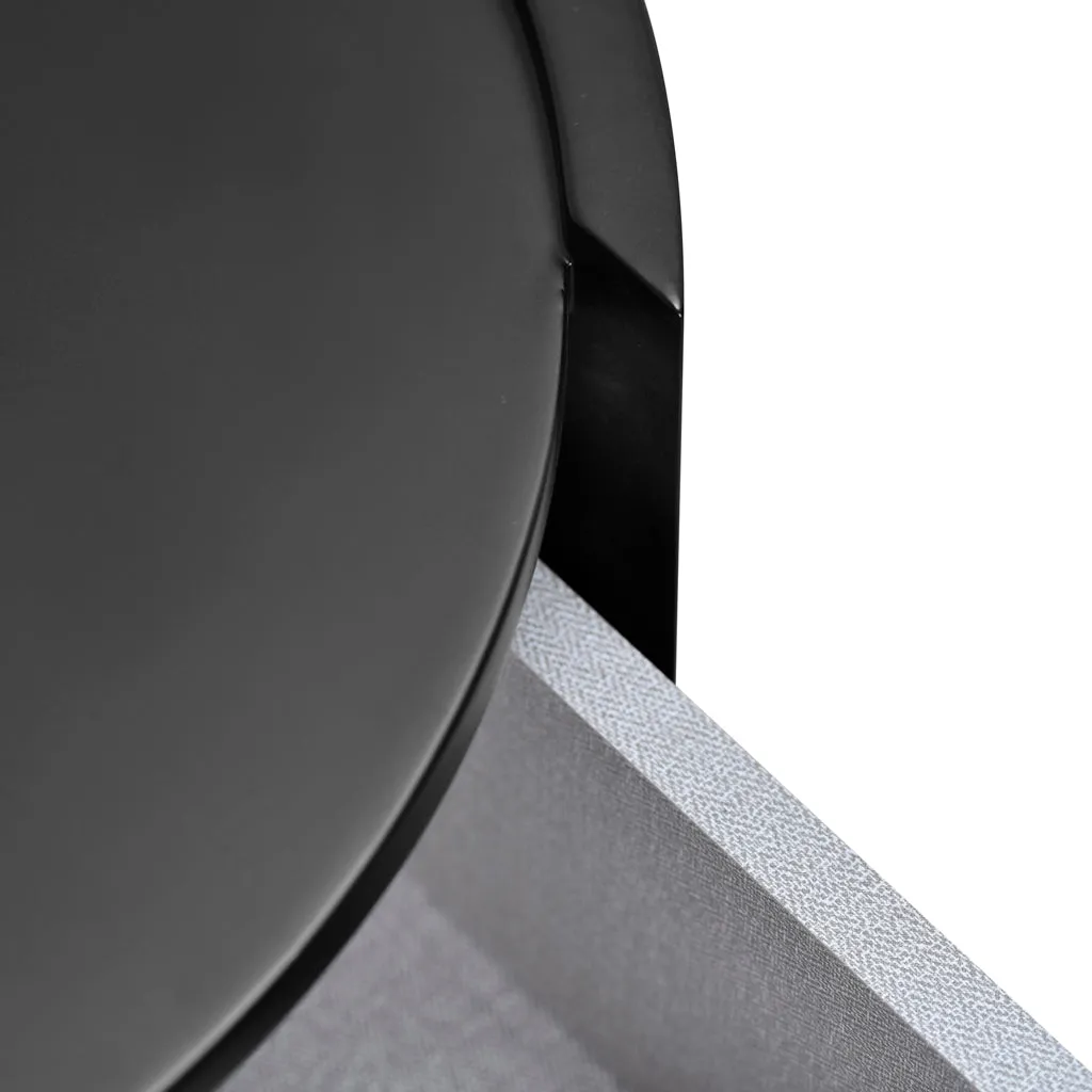 Nithya Bedside Table - Full Matte Black