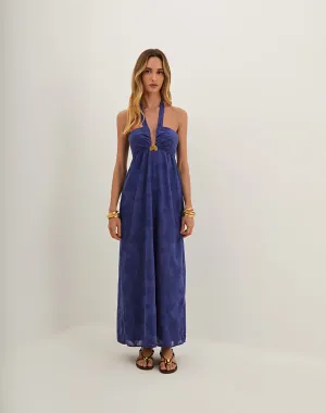 Pietra Maxi Dress - Sapphire