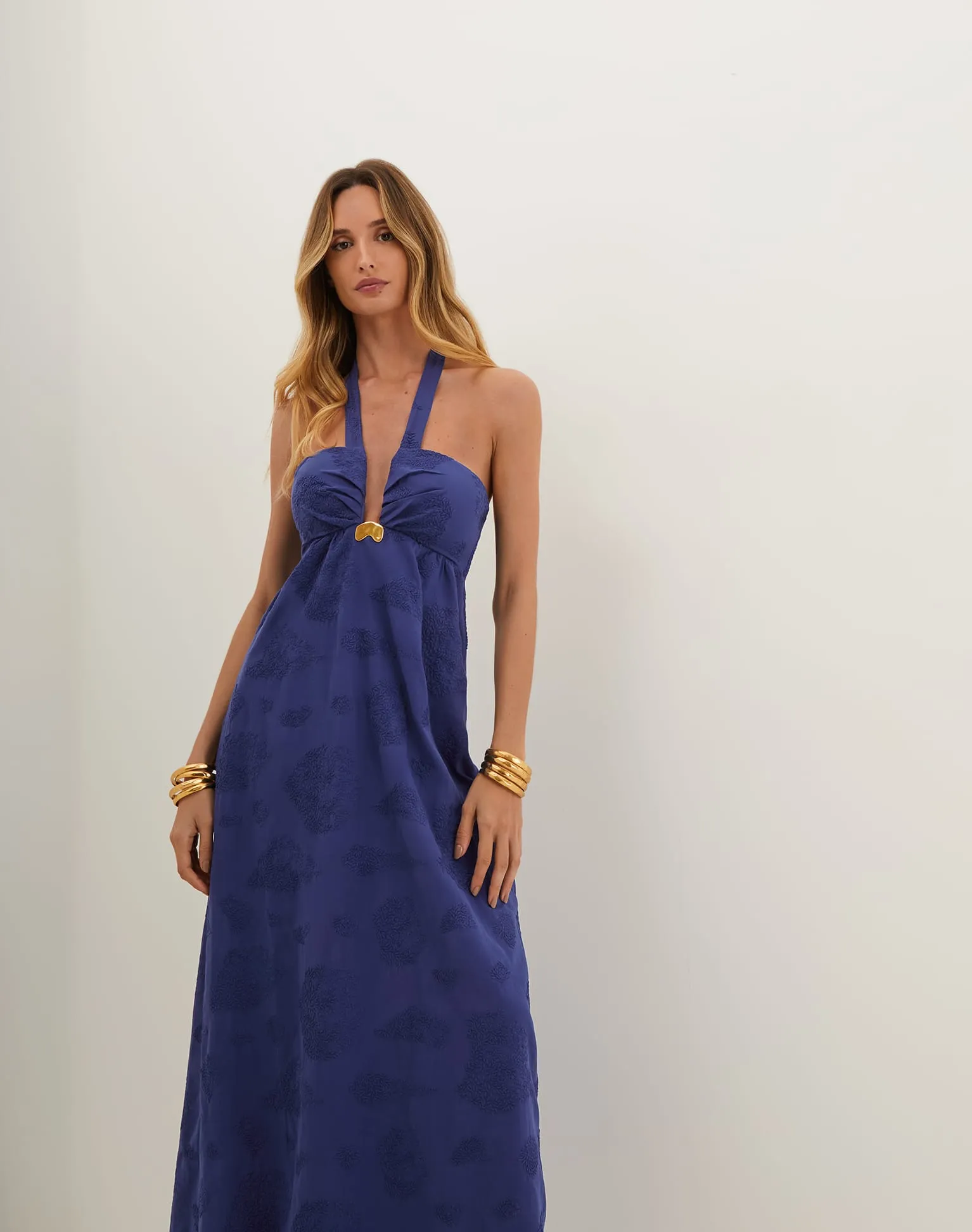 Pietra Maxi Dress - Sapphire