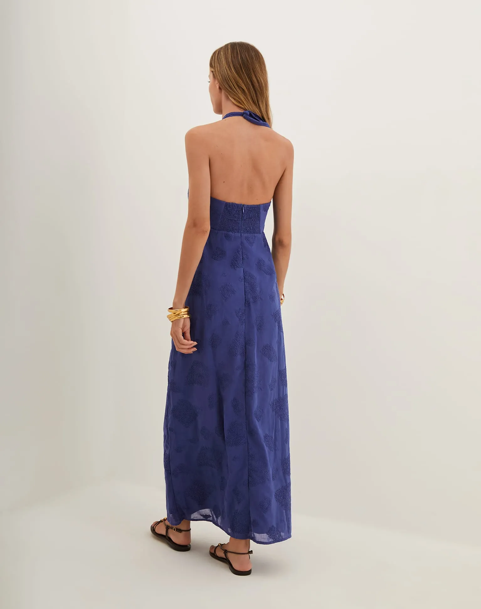 Pietra Maxi Dress - Sapphire